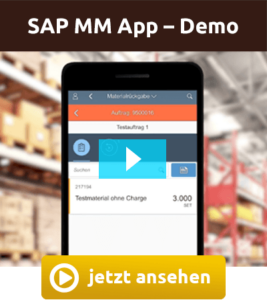 Videodemo mindlogistik SAP MM App