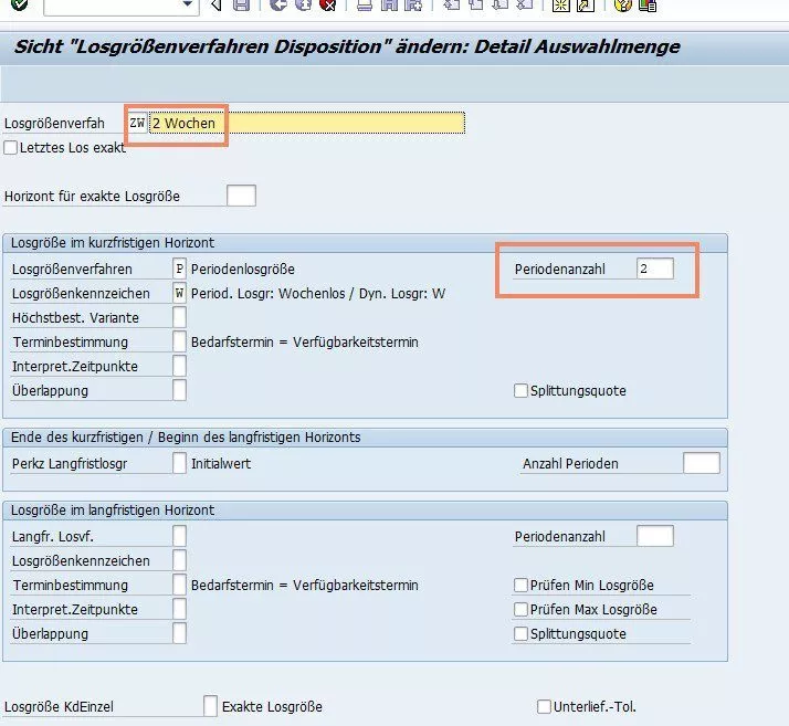 Disposition in SAP MRP - Teil 3