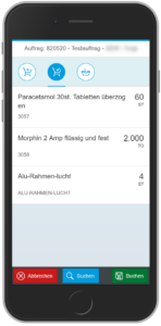 SAP MM App: Entnahme auf Auftrag