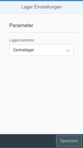 App: Benutzereinstellungen
