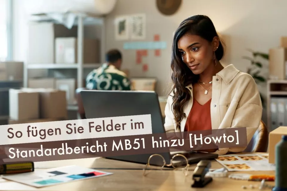 So fügen Sie Felder im Standardbericht MB51 hinzu [Howto]