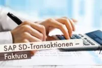 SAP SD-Transaktionen – Faktura