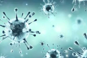 Corona Virus - Microbiology And Virology Concept - 3d Rendering