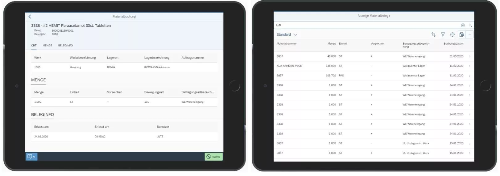 SAP MM Apps