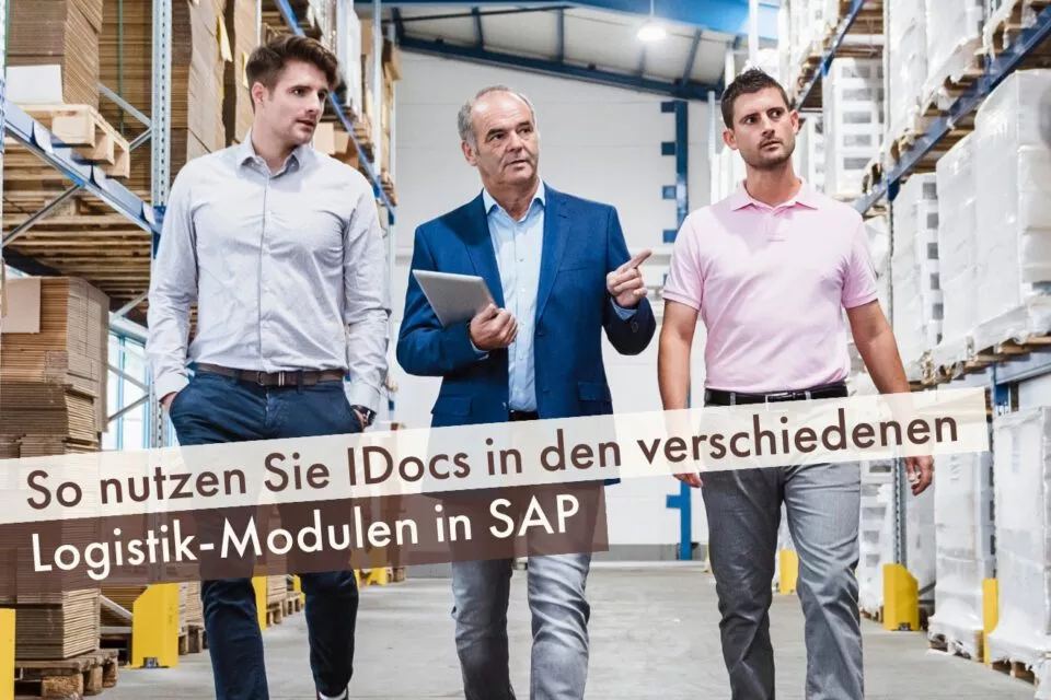 So nutzen Sie IDocs in den verschiedenen Logistik-Modulen in SAP