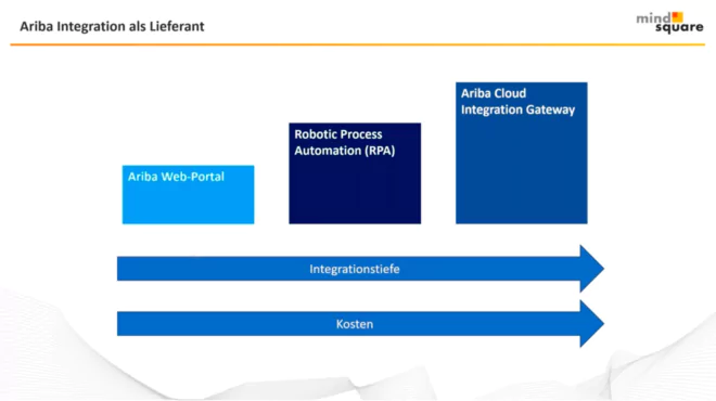 Integrationstiefe über SAP Ariba Web-Portal