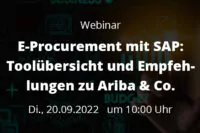 Webinar E-Procurement mit SAP 20220920 Beitrag