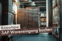 SAP Wareneingang buchen