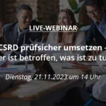 Live-Webinar: CSRD