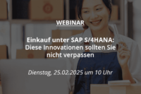 Webinar Einkauf S/4HANA