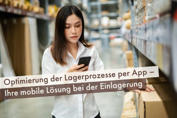 Optimierung der Lagerprozesse per App – Ihre mobile Lösung bei der Einlagerung